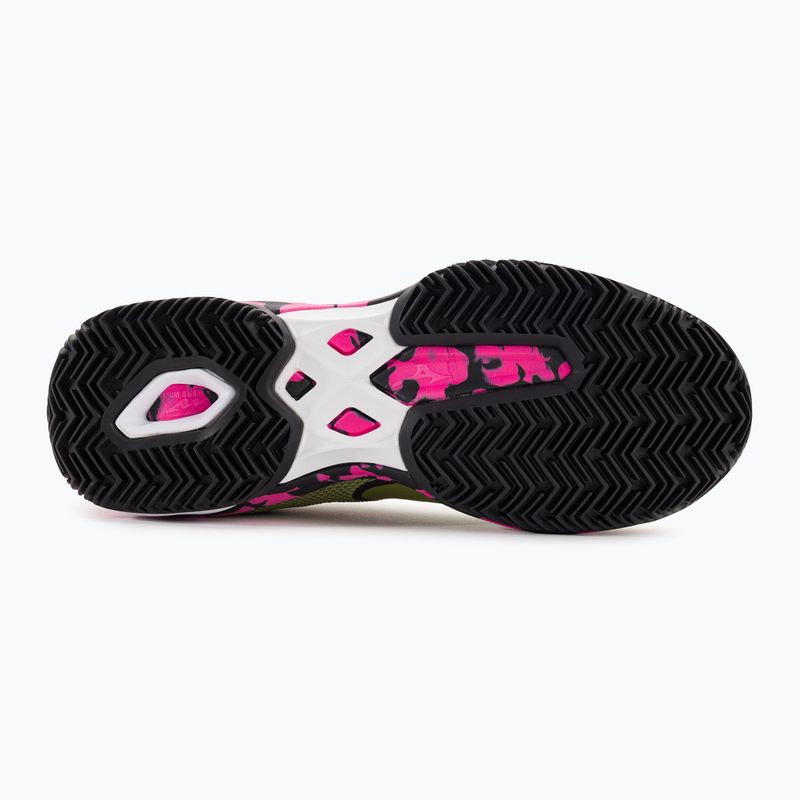 Scarpe da padel donna Mizuno Wave Exceed Light 2 Padel calliste verde/rosa glo/nero 5