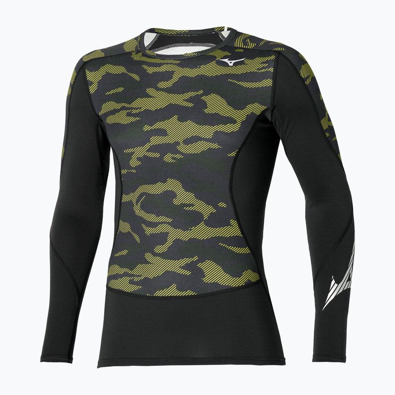 Mizuno Virtual Body G3 da uomo, manica lunga da corsa color enotera