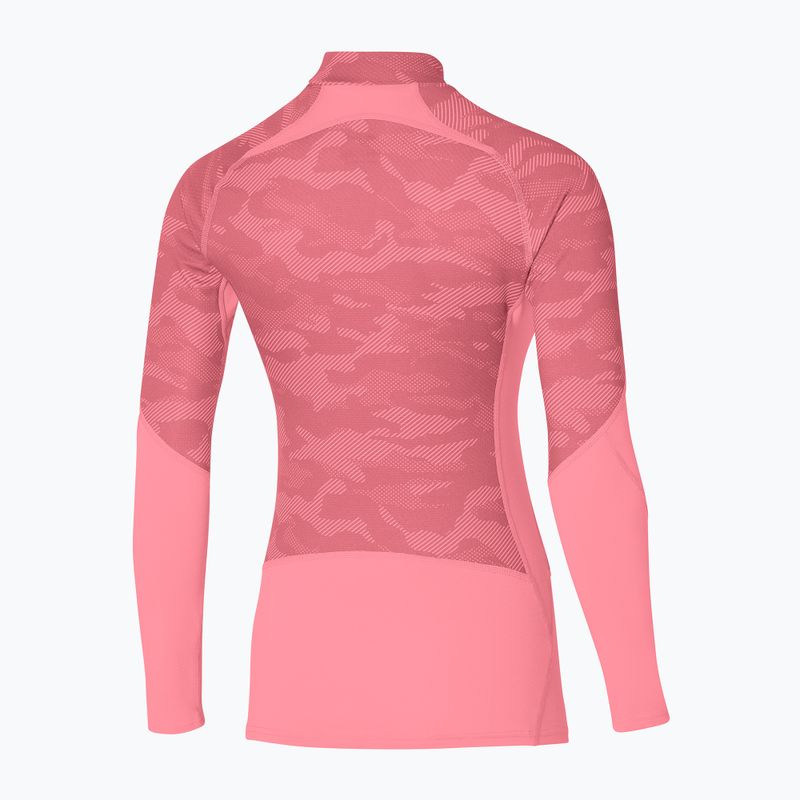 Maniche lunghe da corsa da donna Mizuno Virtual Body G3 H/Z zucchero corallo 2