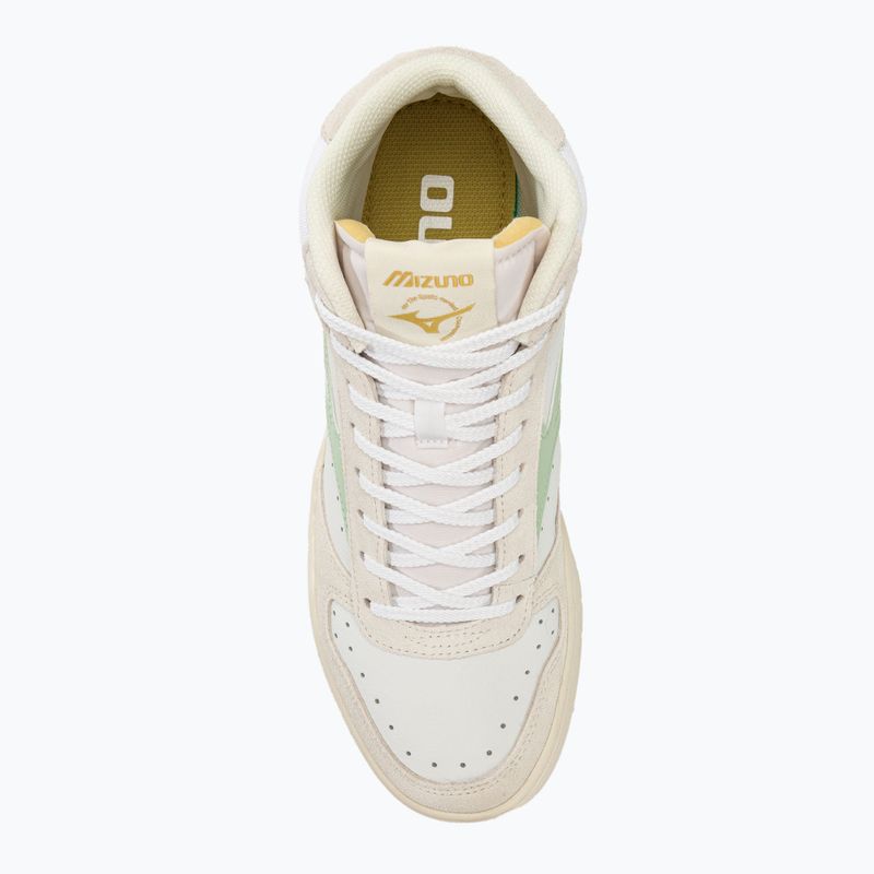 Scarpe Mizuno City Wind Mid bianco/verde fumo/bianco sabbia 5