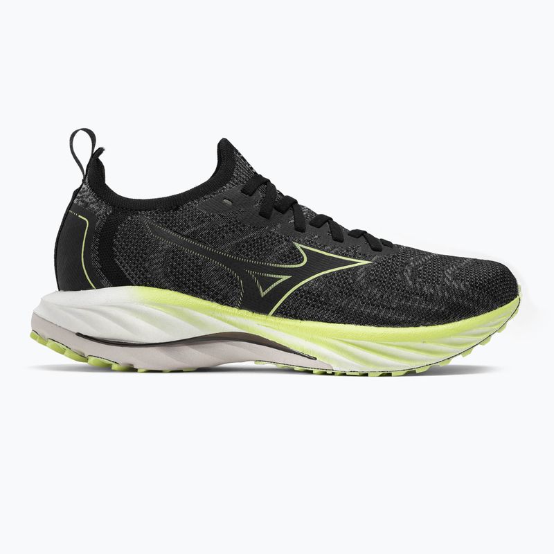 Scarpe da corsa da uomo Mizuno Wave Neo Wind nero/luminoso 2