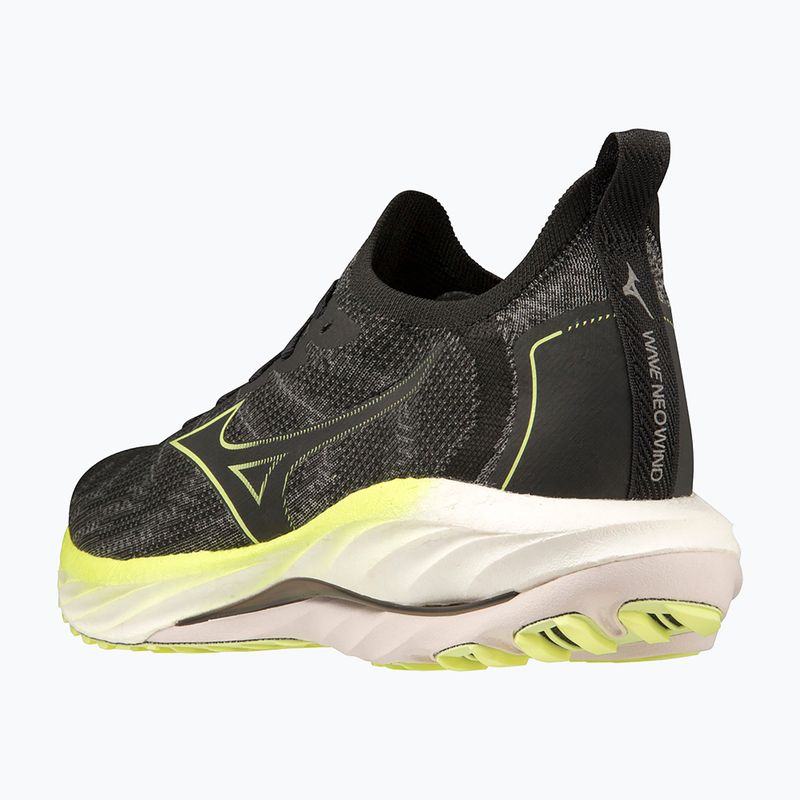 Scarpe da corsa da uomo Mizuno Wave Neo Wind nero/luminoso 9