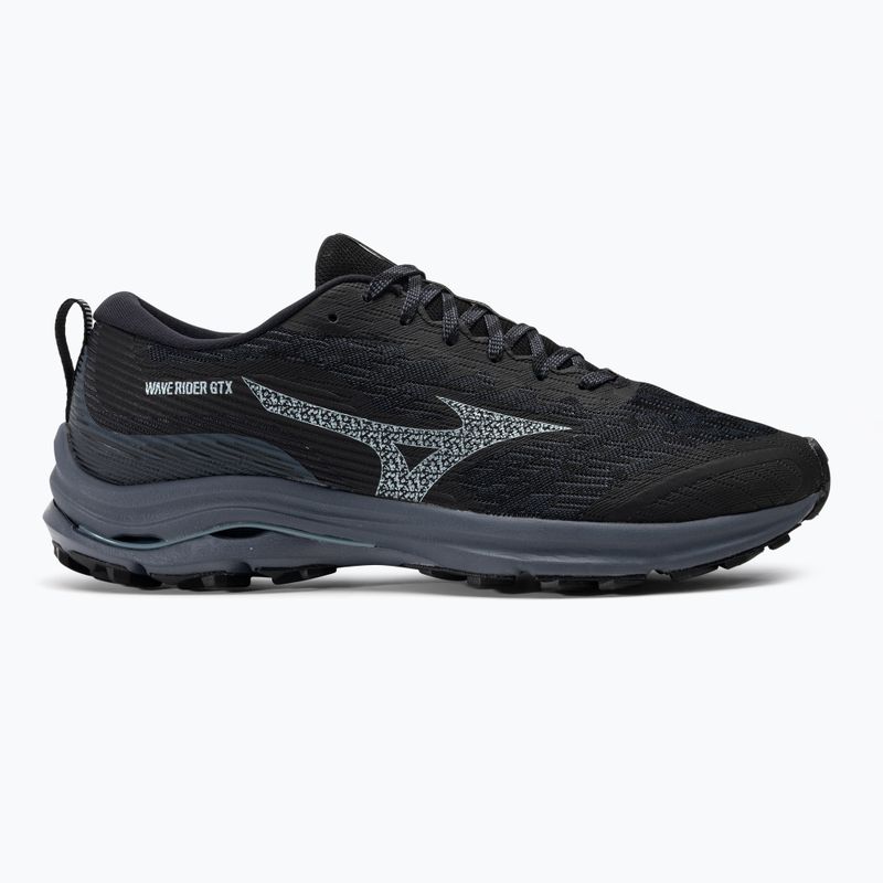 Scarpe da corsa da uomo Mizuno Wave Rider GTX nero/blu scuro/glacial ridge 2