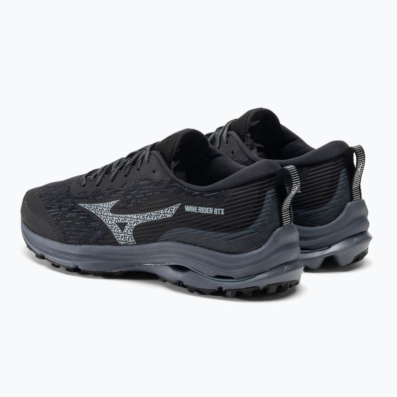 Scarpe da corsa da uomo Mizuno Wave Rider GTX nero/blu scuro/glacial ridge 4