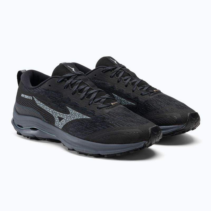 Scarpe da corsa da uomo Mizuno Wave Rider GTX nero/blu scuro/glacial ridge 5