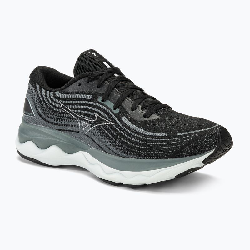 Scarpe da corsa da uomo Mizuno Wave Skyrise 4 nero/bianco/tempesta