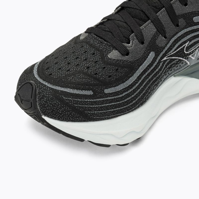 Scarpe da corsa da uomo Mizuno Wave Skyrise 4 nero/bianco/tempesta 7