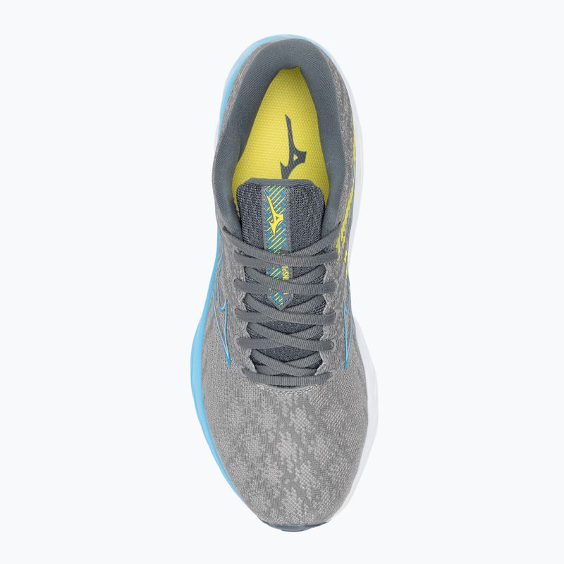 Scarpe da corsa da uomo Mizuno Wave Inspire 19 grigio/blu/bolt2neon 6