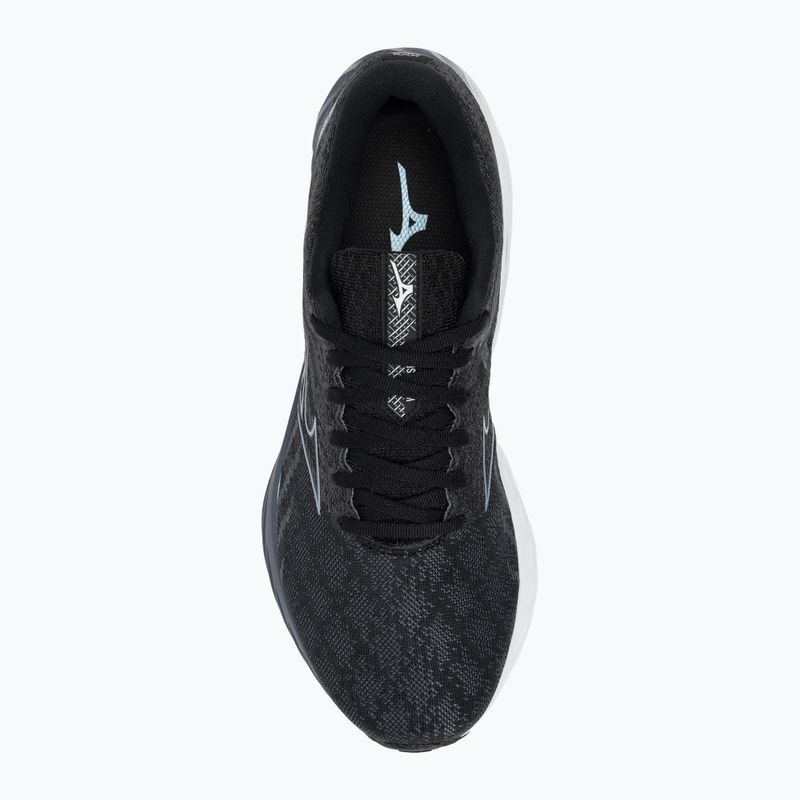 Scarpe da corsa da uomo Mizuno Wave Inspire 19 2E nero/glacial ridge/illusionblue 6