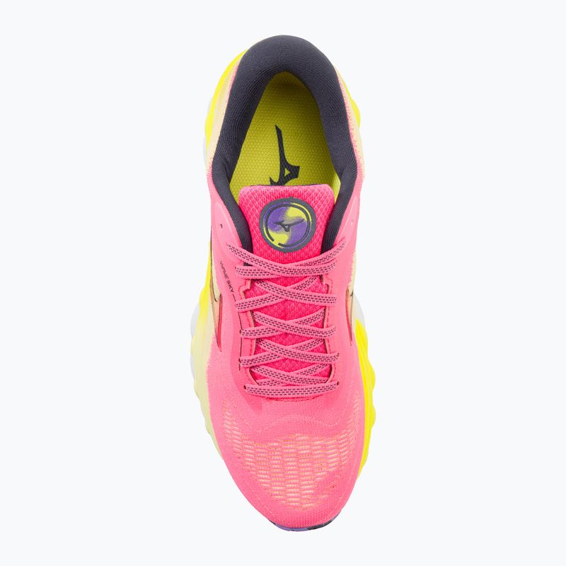 Scarpe da corsa da donna Mizuno Wave Sky 7 highvpink/ombre blue/bolt2neon 7