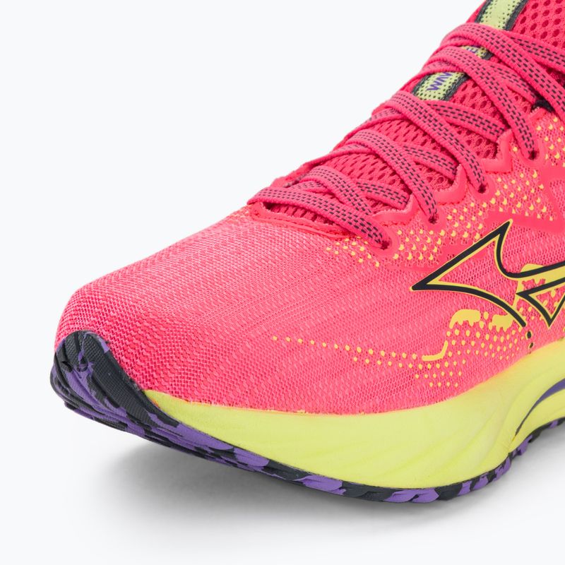 Scarpe da corsa da donna Mizuno Wave Rider 27 h-vpink/oblue/luminous 7