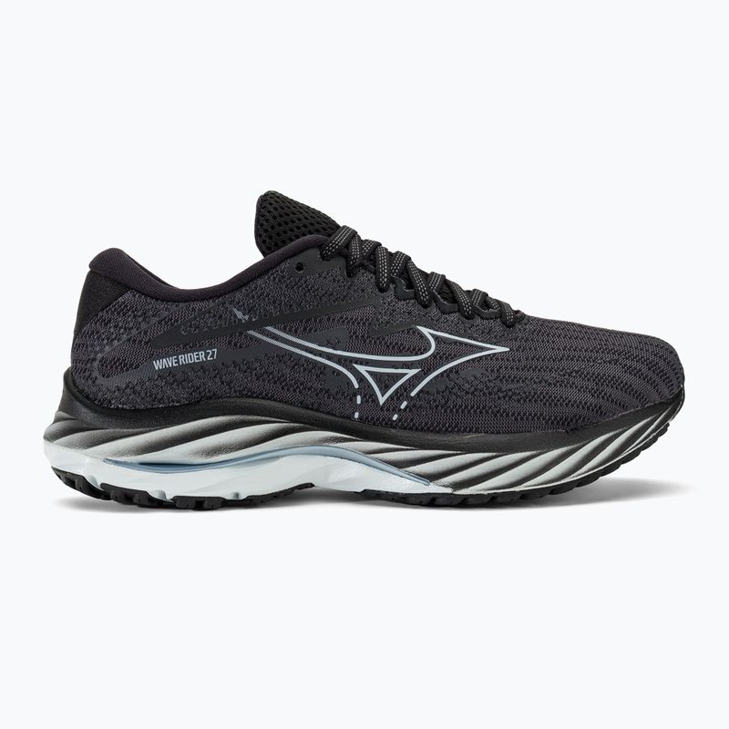 Scarpe da corsa da donna Mizuno Wave Rider 27 Larghezza ebano/snowcrest/nero 2