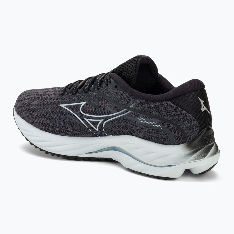 Scarpe da corsa da donna Mizuno Wave Rider 27 Larghezza ebano/snowcrest/nero 4