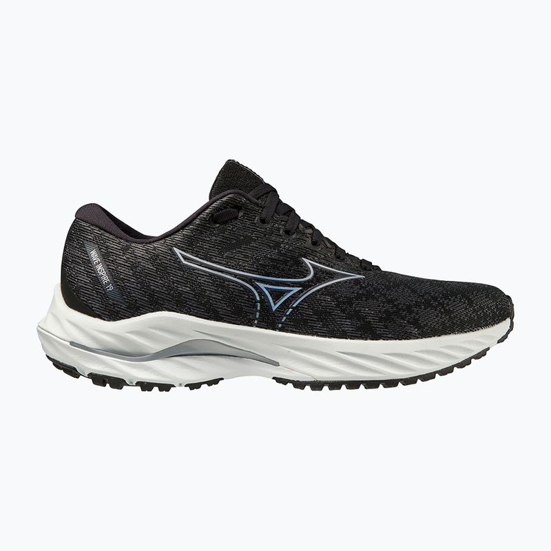 Scarpe da corsa da donna Mizuno Wave Inspire 19 D nero/ argento/ snowcrest 8