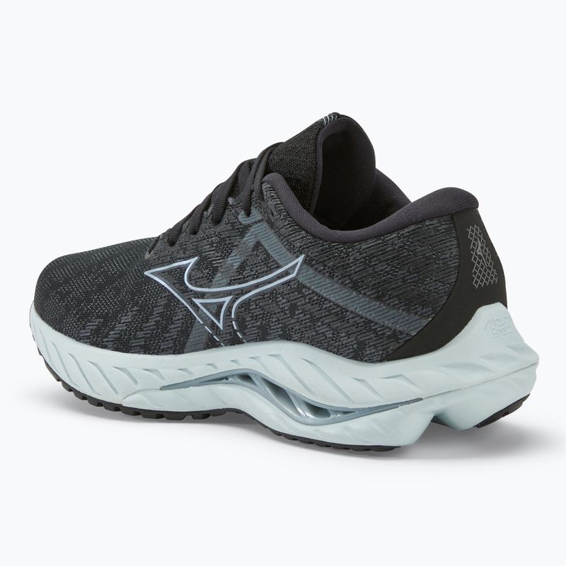 Scarpe da corsa da donna Mizuno Wave Inspire 19 D nero/ argento/ snowcrest 3