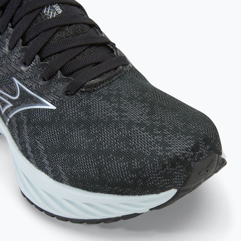 Scarpe da corsa da donna Mizuno Wave Inspire 19 D nero/ argento/ snowcrest 7
