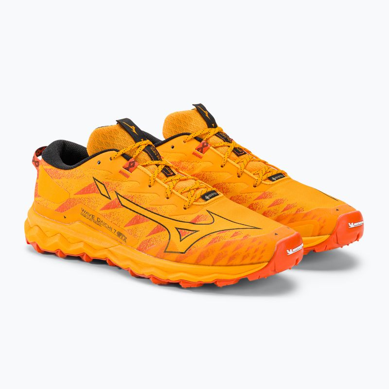 Scarpe da corsa da uomo Mizuno Wave Daichi 7 GTX zinnia/tigerlily/nero 5