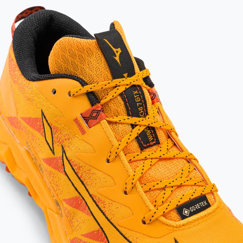 Scarpe da corsa da uomo Mizuno Wave Daichi 7 GTX zinnia/tigerlily/nero 9