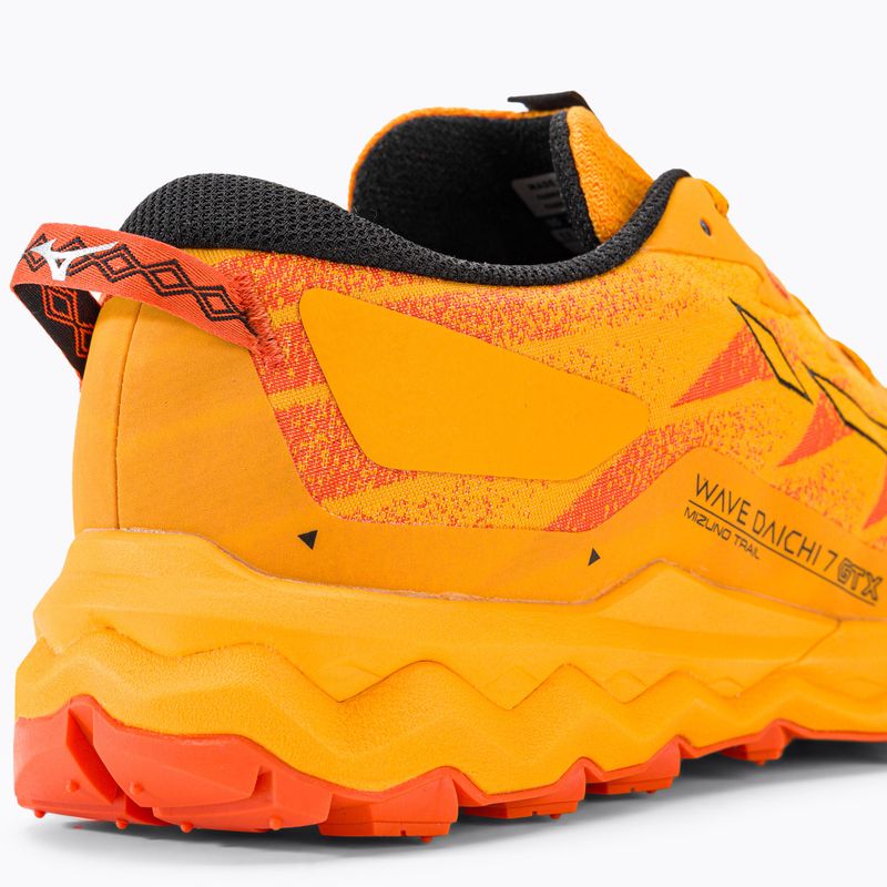 Scarpe da corsa da uomo Mizuno Wave Daichi 7 GTX zinnia/tigerlily/nero 10