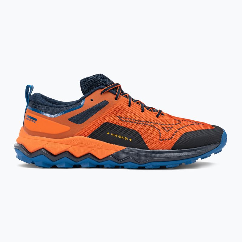 Scarpe da corsa da uomo Mizuno Wave Ibuki 4 tigerlily/dblue/sblue 2