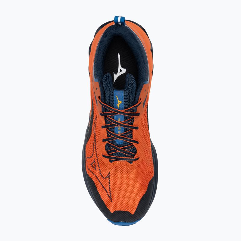 Scarpe da corsa da uomo Mizuno Wave Ibuki 4 tigerlily/dblue/sblue 5