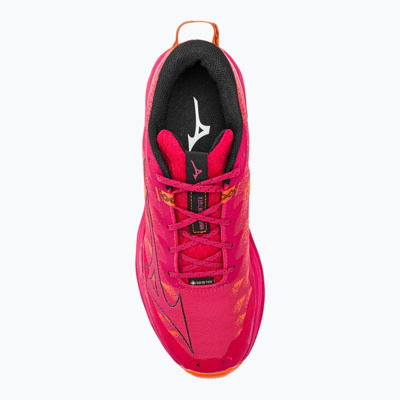 Scarpe da corsa da donna Mizuno Wave Daichi 7 GTX jazzy/tigerlily/nero 7