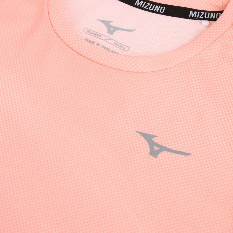 Maglietta da corsa da donna Mizuno Core Graphic Tee albicocca blush 3