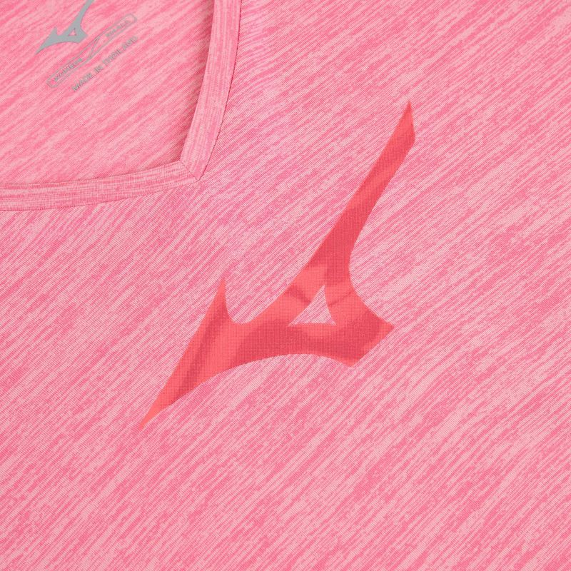 Maglietta da corsa da donna Mizuno Core RB Tee bustina rosa 3