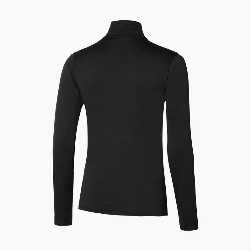 Maglia Longsleeve da donna Mizuno Impulse Core Half Zip nero 2