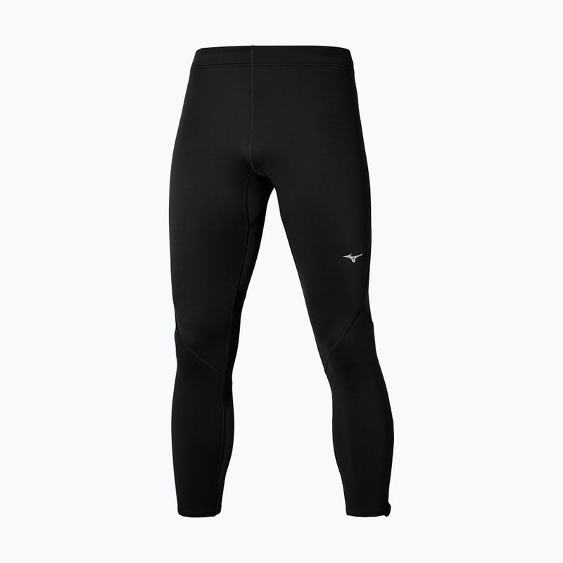 Leggings da corsa da uomo Mizuno Warmalite nero