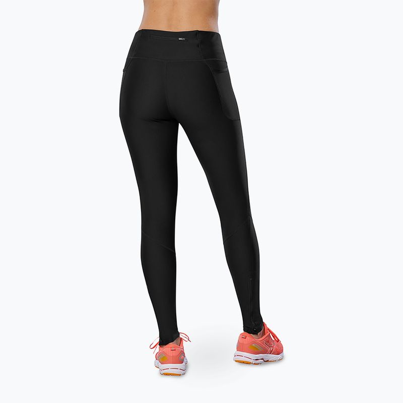 Leggings da corsa da donna Mizuno BG3000 nero 2