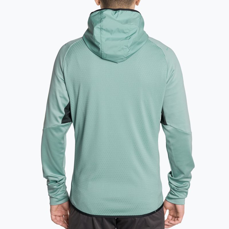 Giacca da corsa Mizuno Warmalite Hybrid FZ blu minerale/nera da uomo 2