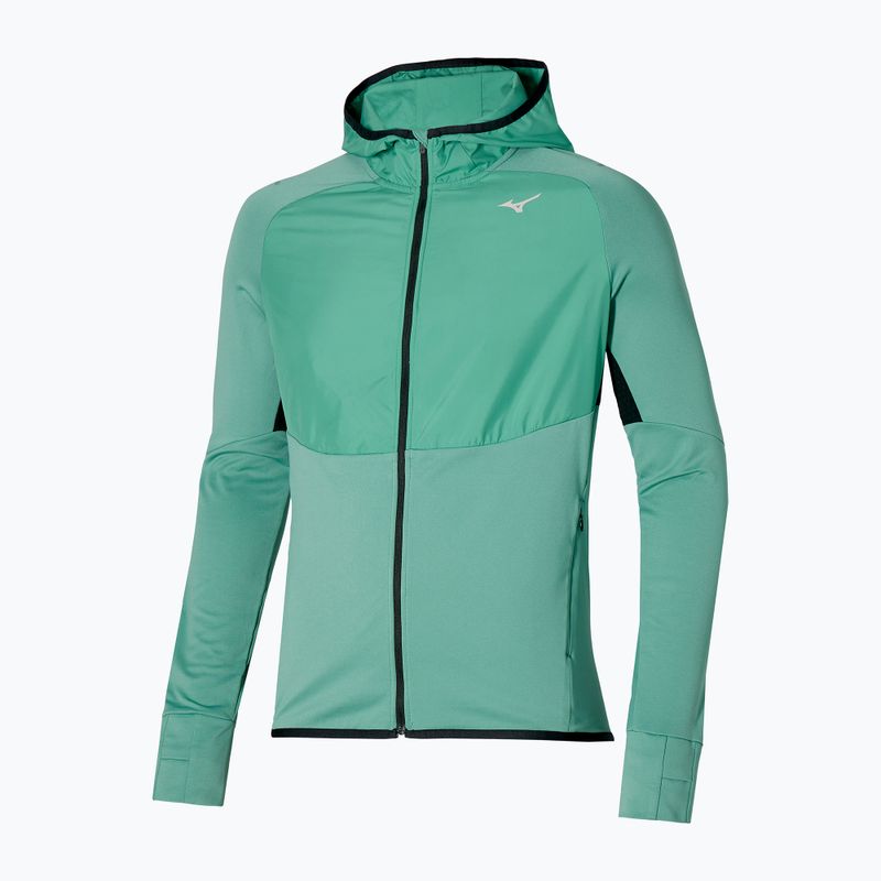 Giacca da corsa Mizuno Warmalite Hybrid FZ blu minerale/nera da uomo 6