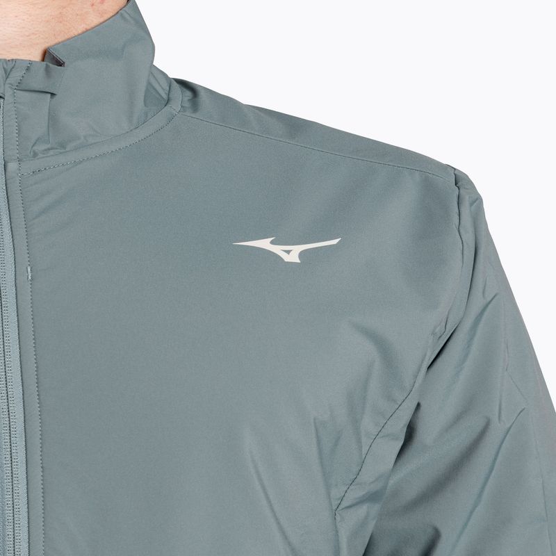 Giacca da corsa Mizuno Premium Warm da uomo con tempo burrascoso 3