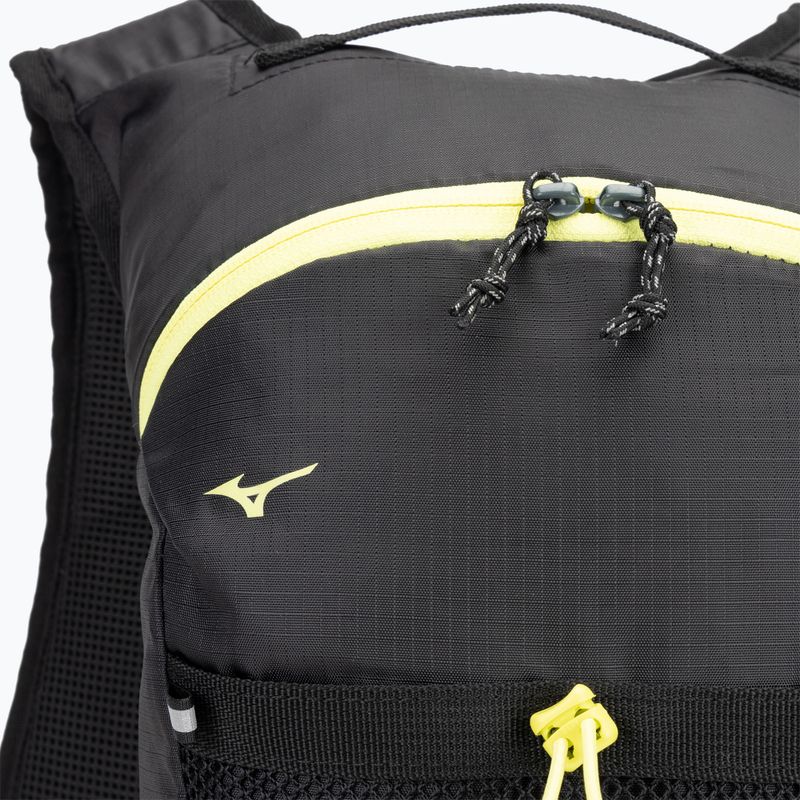 Zaino da corsa Mizuno 8 l nero/giallo 5
