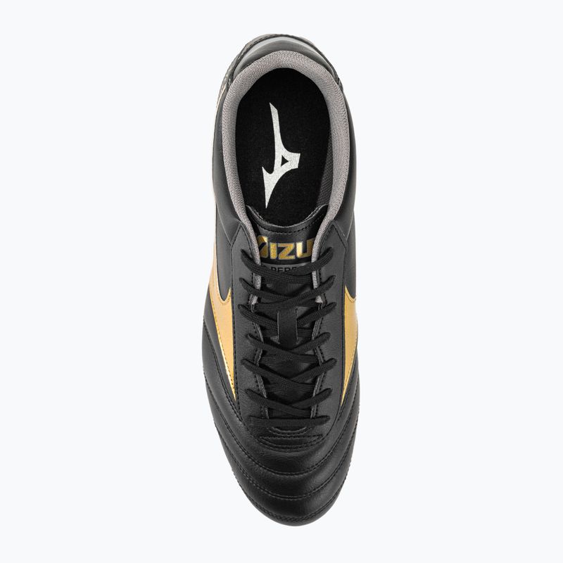 Mizuno Morelia II Club MD scarpe da calcio da uomo nero/oro/ombra scura 7