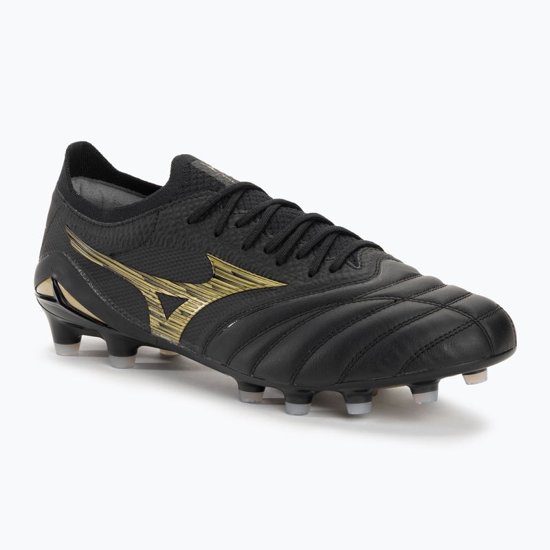 Scarpe da calcio Mizuno Morelia Neo IV Beta JP MD uomo nero/oro/nero