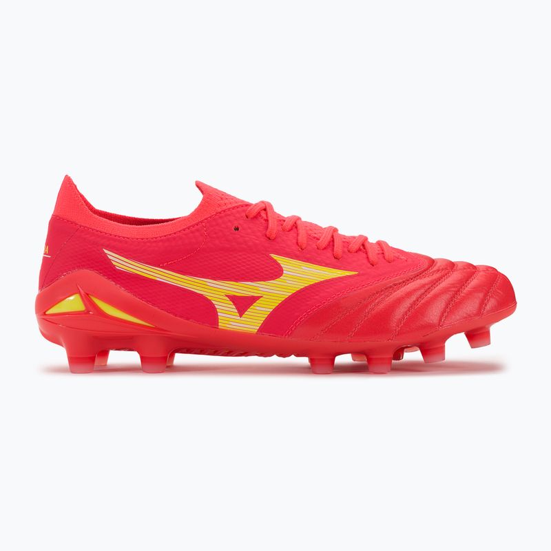 Scarpe da calcio Mizuno Morelia Neo IV Beta Elite MD Uomo flery coral2/bolt2/flery coral2 2