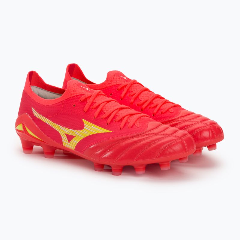 Scarpe da calcio Mizuno Morelia Neo IV Beta Elite MD Uomo flery coral2/bolt2/flery coral2 5