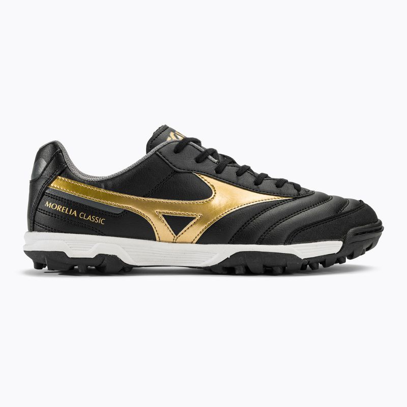 Scarpe da calcio Mizuno Morelia Sala Classic TF uomo nero/oro/ombra scura 2