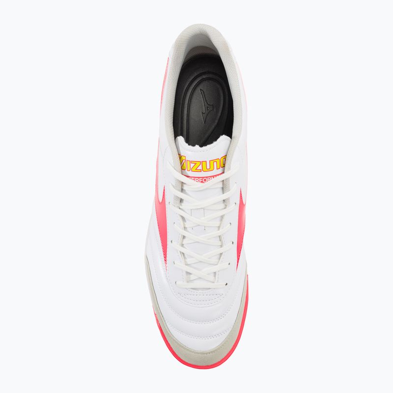 Scarpe da calcio Mizuno Morelia Sala Classic TF uomo bianco/flery coral2/bolt2 6