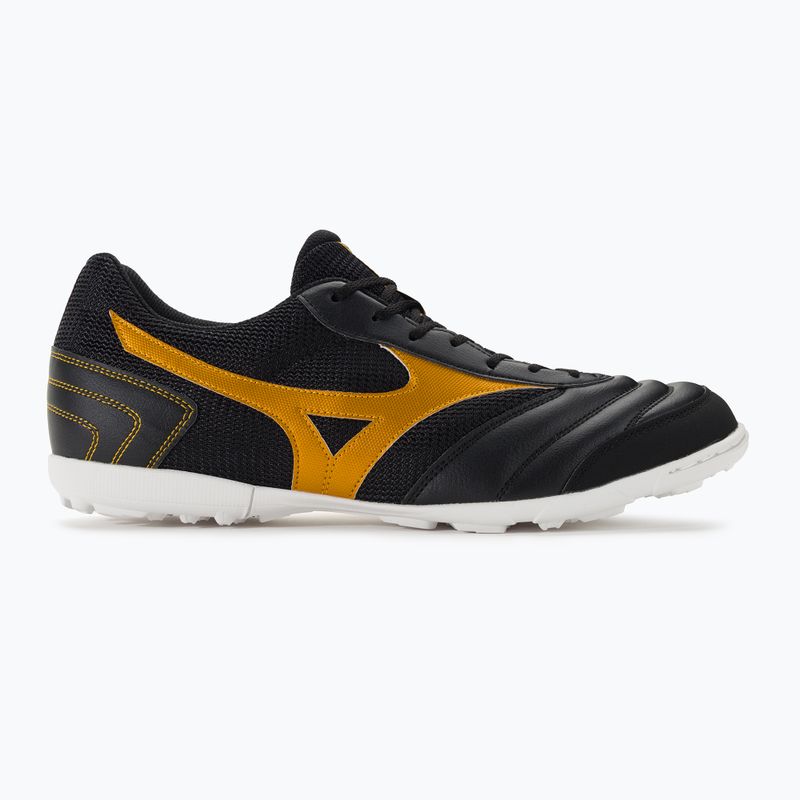 Scarpe da calcio Mizuno Morelia Sala Club TF nero/oro da uomo 2