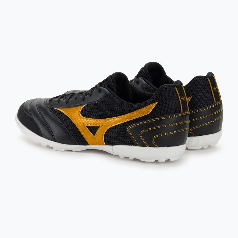 Scarpe da calcio Mizuno Morelia Sala Club TF nero/oro da uomo 3