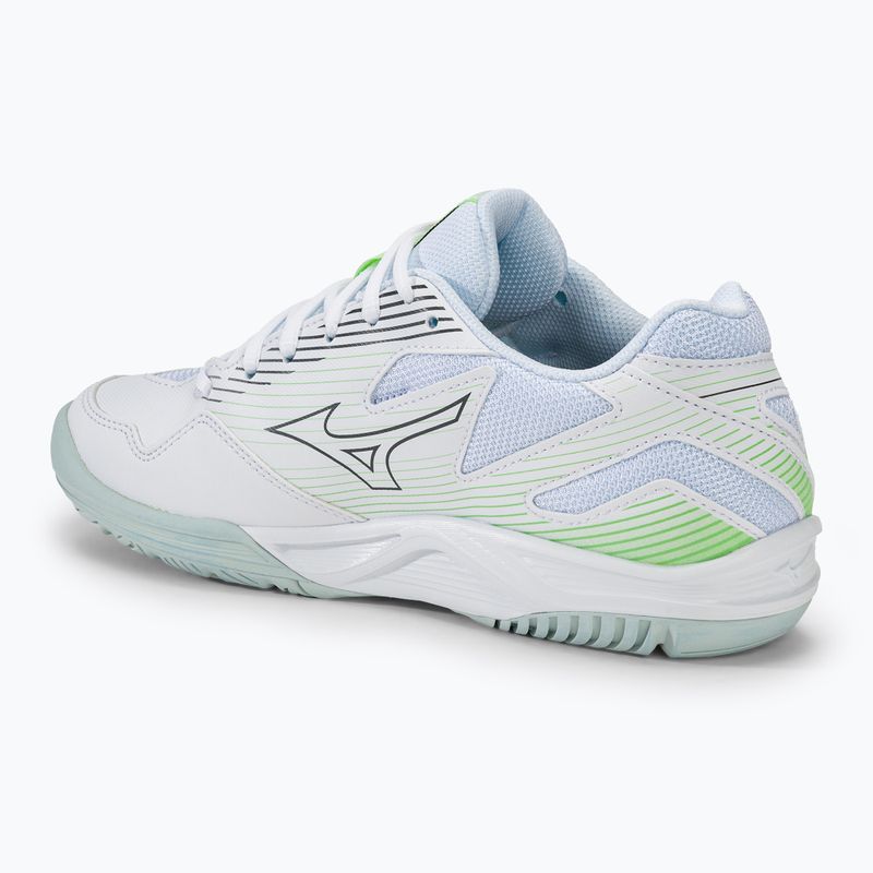 Scarpe da pallavolo donna Mizuno Cyclone Speed 4 bianco/grigio/verde 3