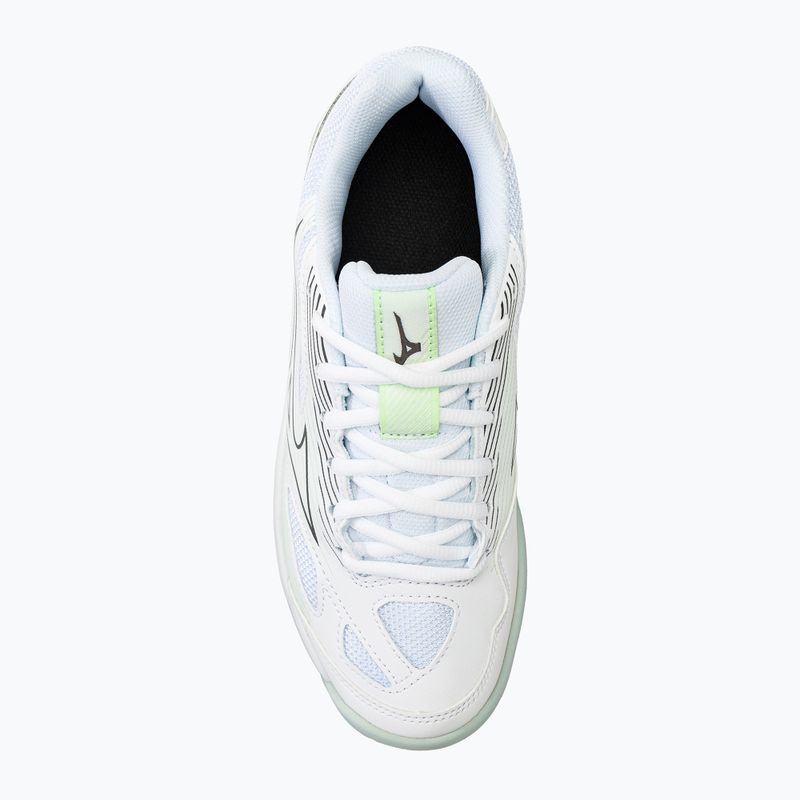 Scarpe da pallavolo donna Mizuno Cyclone Speed 4 bianco/grigio/verde 5