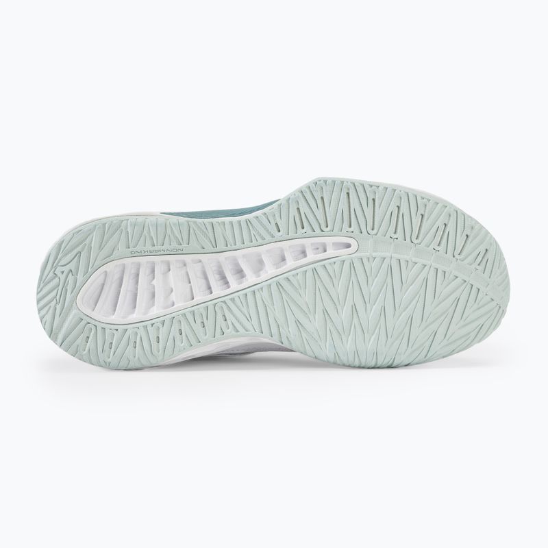 Scarpe da pallavolo per bambini Mizuno Lightning Star Z7 JR bianco/verde/patinato 4