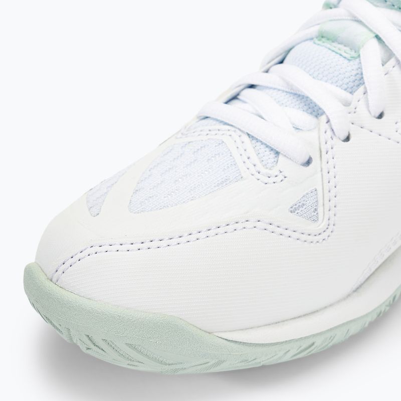 Scarpe da pallavolo per bambini Mizuno Lightning Star Z7 JR bianco/verde/patinato 7