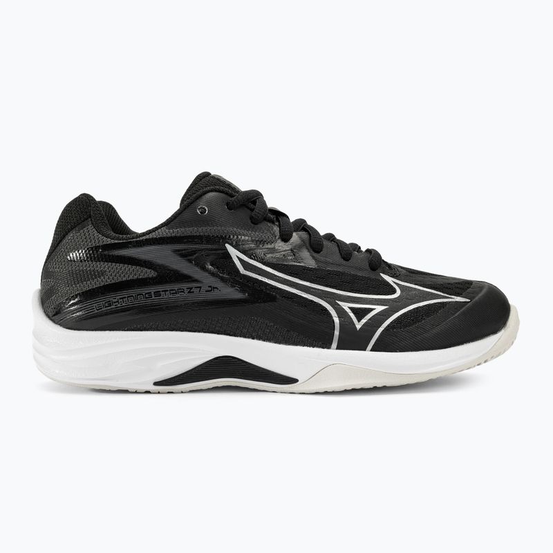 Scarpe da pallavolo Mizuno Lightning Star Z7 Jr nero/argento per bambini 2