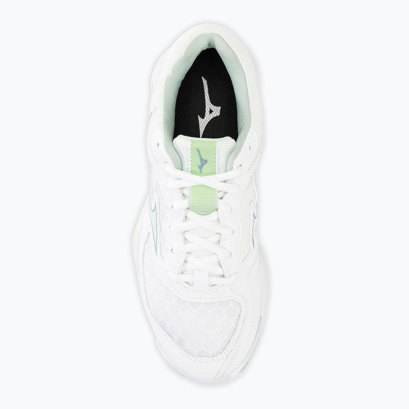 Scarpe da pallamano da donna Mizuno Wave Phantom 3 bianco/glacial ridge/patinagreen 5