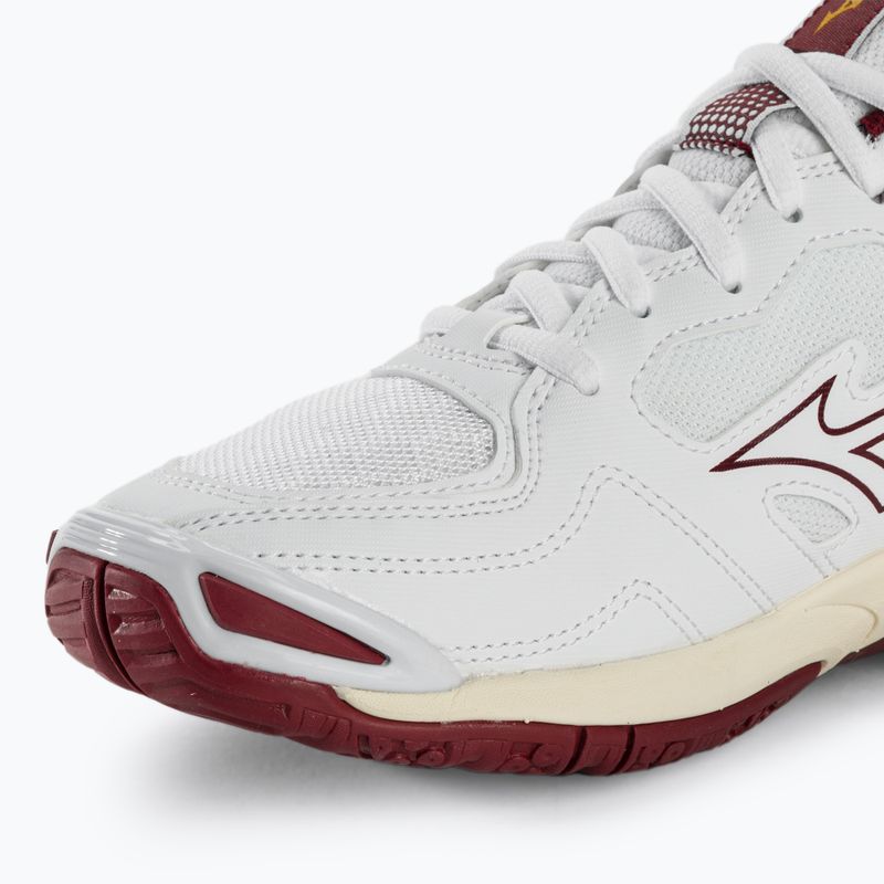 Scarpe da pallamano da donna Mizuno Wave Phantom 3 bianco/cabernet/mp oro 7